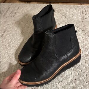 Eileen Fisher Black Ankle Boots